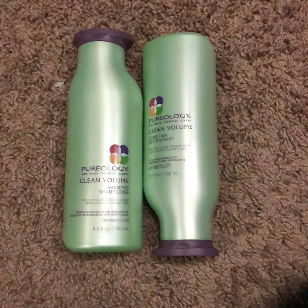 Pureology clean volume shampoo and conditioner